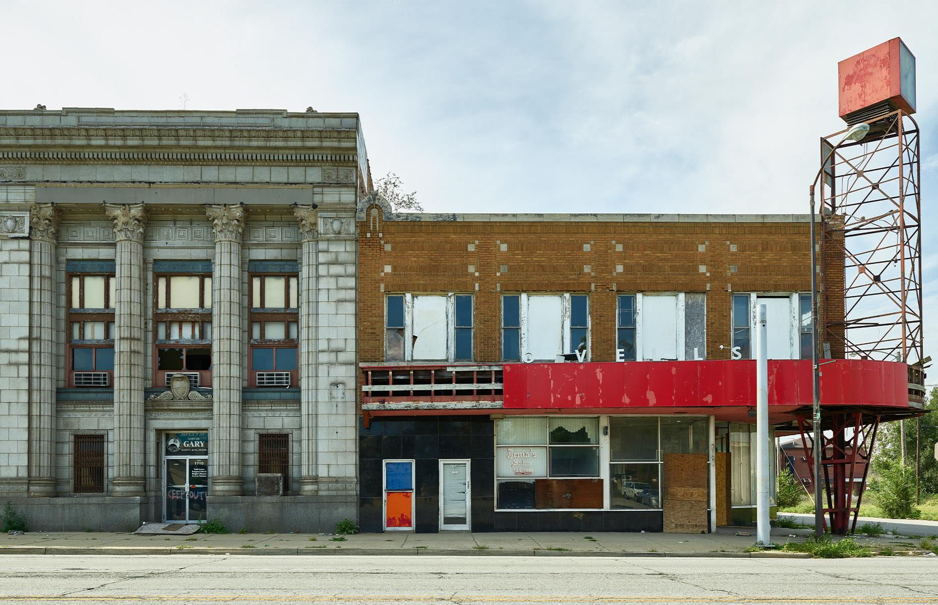 Abandoned downtowns across America